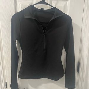 Black long-sleeve zip up shirt!